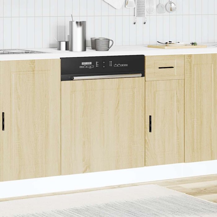 Vidaxl Panel frontowy do zmywarki Porto Dąb Sonoma 60x67cm - 63% taniej