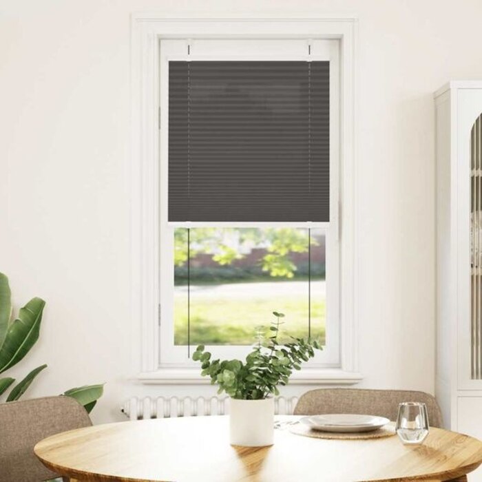 Vidaxl Roleta plisowana 65x150 cm czarna - 56% taniej