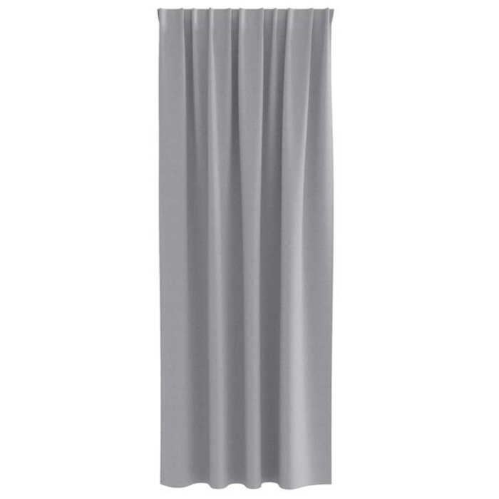 Vidaxl Zasłony zaciemniające jasnoszare 245x140 cm, 2 szt. - 63% taniej