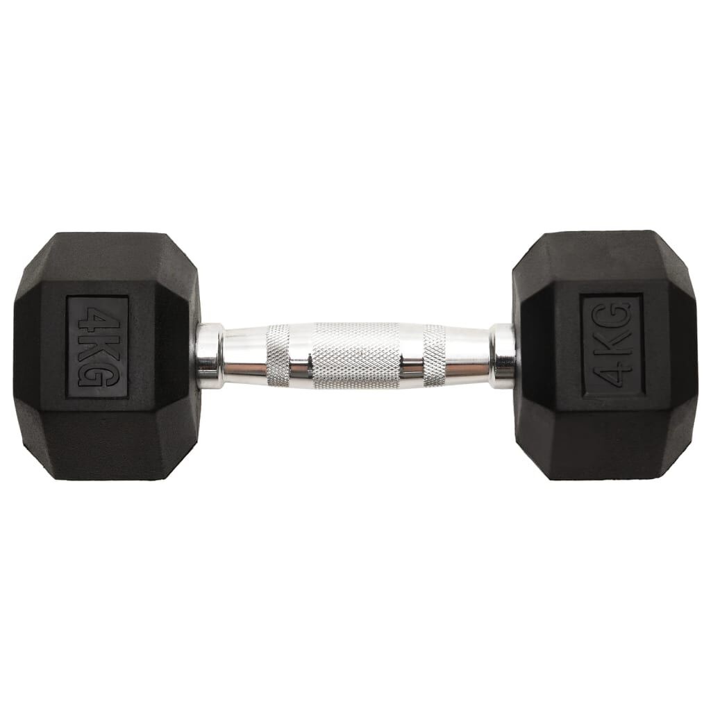 Vidaxl Zestaw hantli 2x4 kg żeliwnych z powłoką gumową - 68% taniej