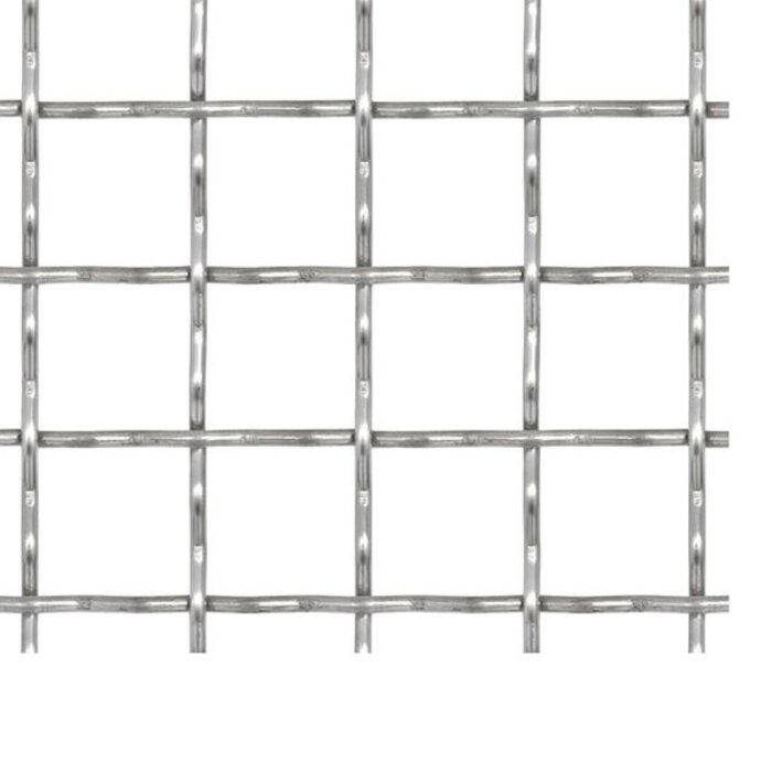 Vidaxl Panel z siatki stalowej 50x50 cm, drut 3 mm - 64% taniej