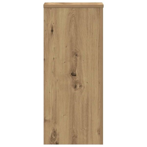 Vidaxl Zestaw 2 stojaków na kwiaty 30x30x70 cm dąb artisan - 64% taniej