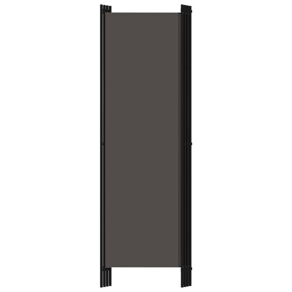 Vidaxl Parawan pokojowy 4-panelowy 200x180 cm antracytowy - 67% taniej
