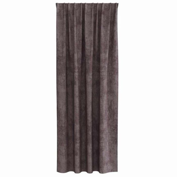 Vidaxl Zasłony welurowe zaciemniające brązowe 225x140cm 2 szt. - 58% taniej