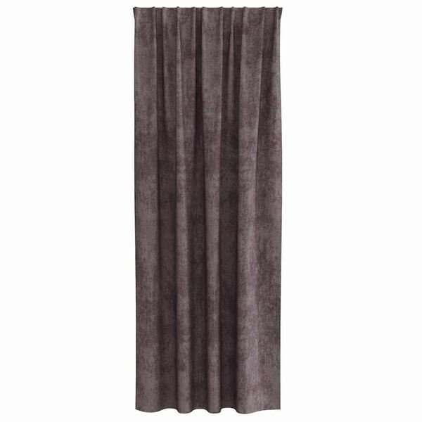 Vidaxl Zasłony welurowe zaciemniające brązowe 225x140cm 2 szt. - 58% taniej