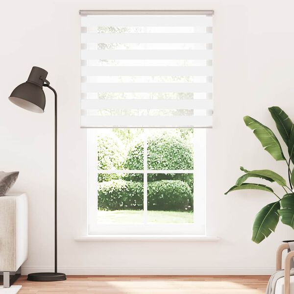 Vidaxl Roleta dzień i noc 135x200 cm biała - 66% taniej