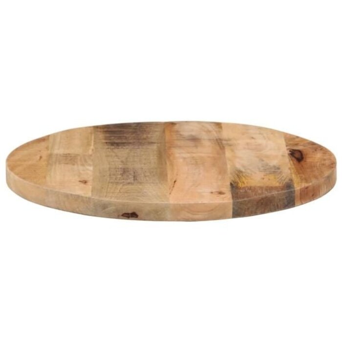Vidaxl Okrągły blat z litego drewna mango 40x1,5cm - 63% taniej