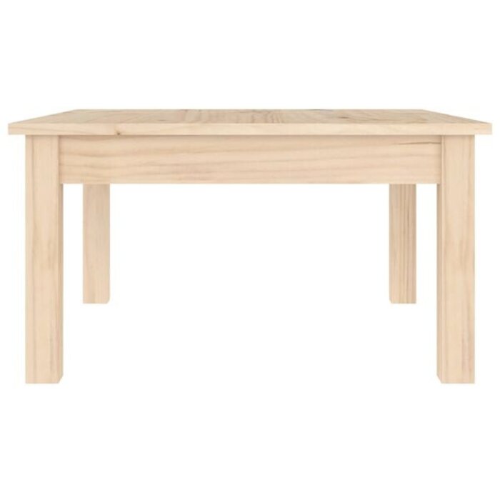 Vidaxl Stolik kawowy z litego drewna sosnowego 55x55x30 cm - 59% taniej