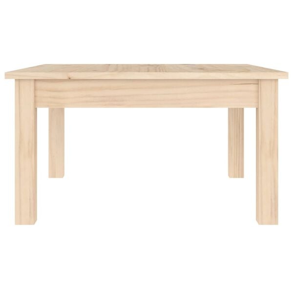 Vidaxl Stolik kawowy z litego drewna sosnowego 55x55x30 cm - 59% taniej