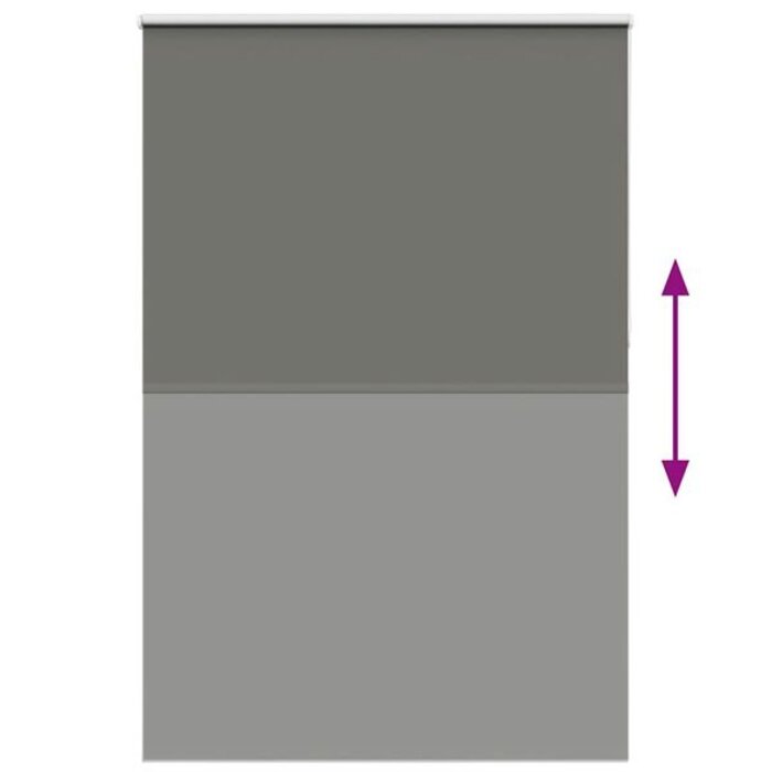 Vidaxl Roleta zaciemniająca 150x210 cm szara - 65% taniej