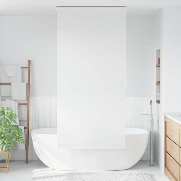 Vidaxl Roleta prysznicowa 100x240 cm biała - 61% taniej