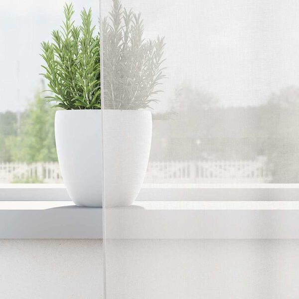 Vidaxl Zasłony z woalu białe 140x245 cm 2 szt. - 52% taniej