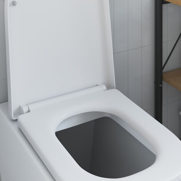 Vidaxl Deska sedesowa wolnoopadająca biała 44,5x35cm - 77% taniej