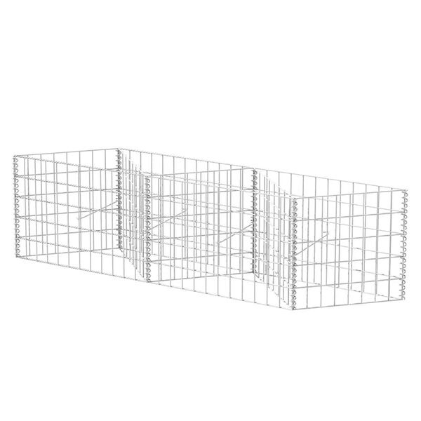 Vidaxl Kosz gabionowy 120x30x50 cm, stal ocynkowana - 71% taniej