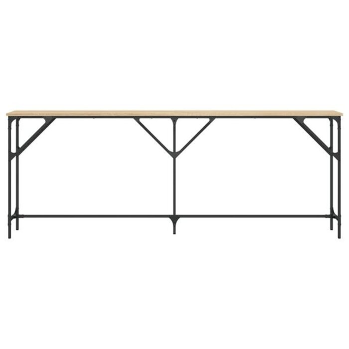 Vidaxl Konsola ścienna 200x29 cm dąb sonoma - 73% taniej