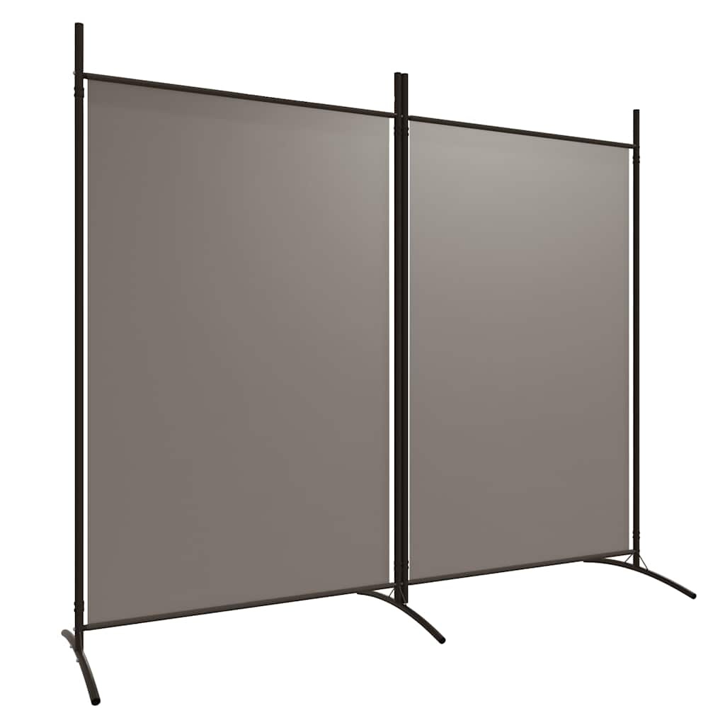 Vidaxl Parawan pokojowy 2-panelowy 175x180 cm antracyt - 55% taniej