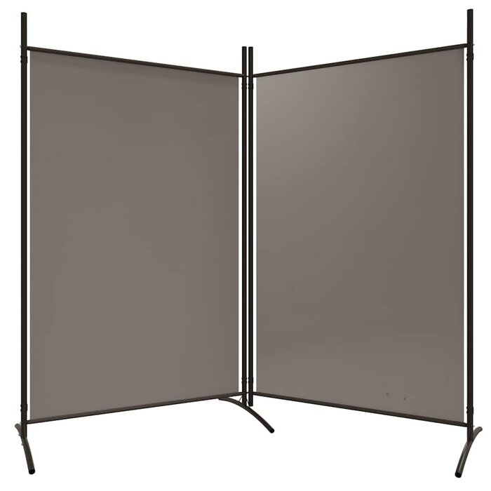 Vidaxl Parawan pokojowy 2-panelowy 175x180 cm antracyt - 55% taniej