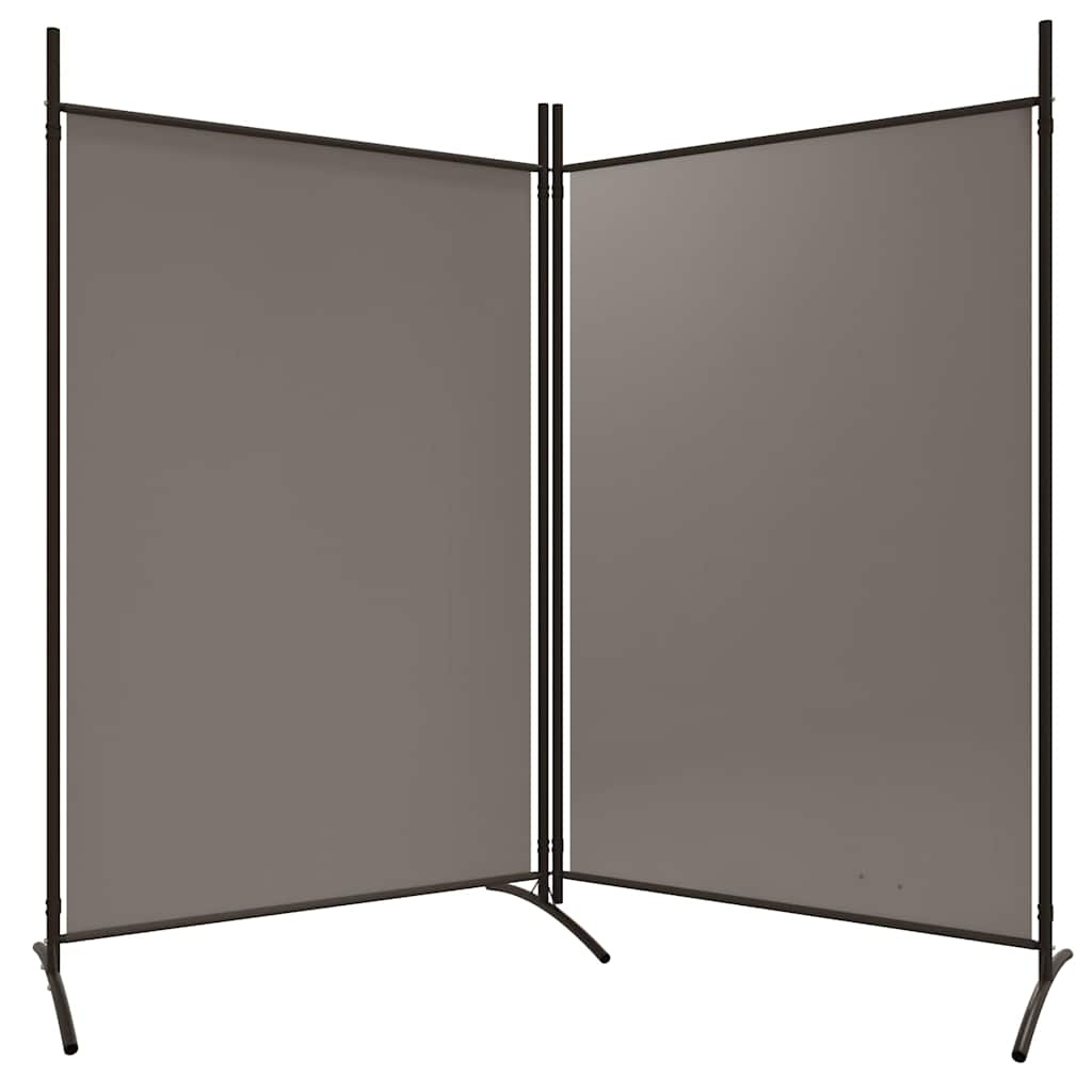 Vidaxl Parawan pokojowy 2-panelowy 175x180 cm antracyt - 55% taniej
