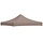 Zadaszenie namiotu 3x3 m taupe - Tkanina Oxford - 65% taniej