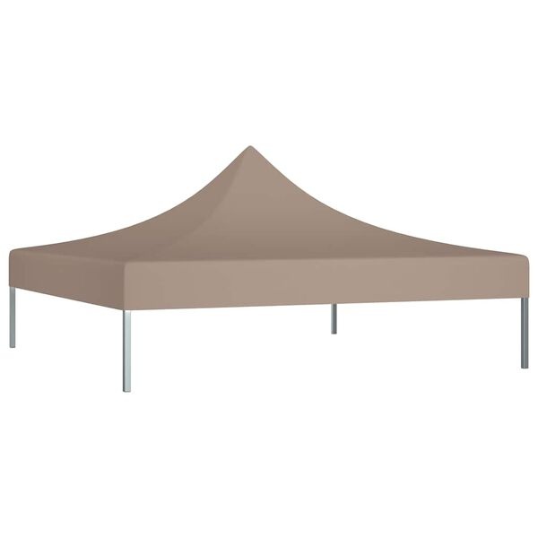 Vidaxl Zadaszenie namiotu 3x3 m taupe - Tkanina Oxford - 65% taniej