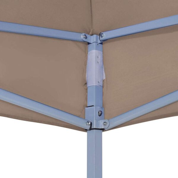 Vidaxl Zadaszenie namiotu 3x3 m taupe - Tkanina Oxford - 65% taniej