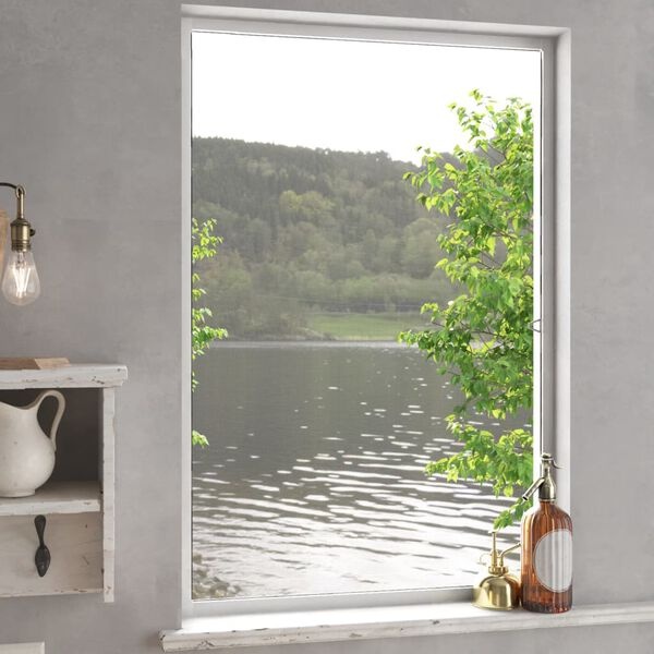 Vidaxl Moskitiera okienna 80x120 cm biała - aluminiowa rama - 71% taniej