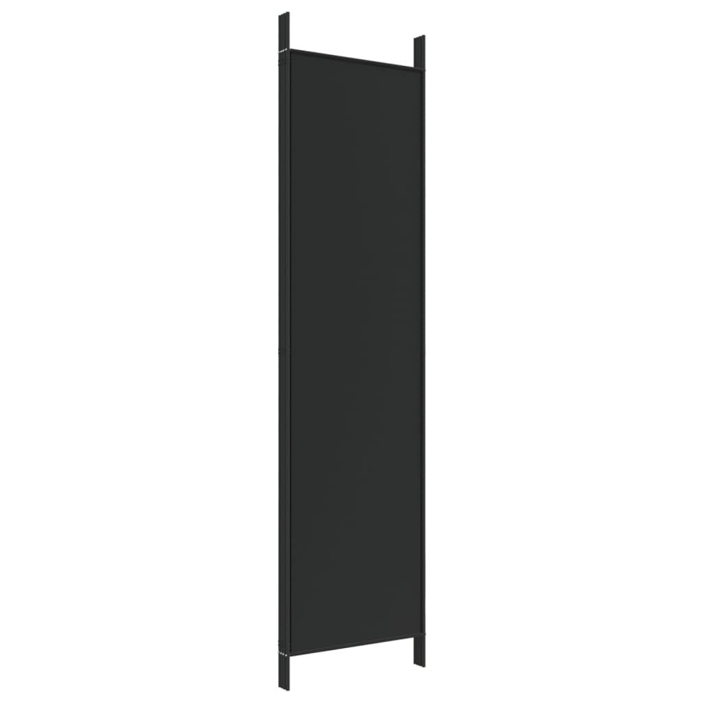Vidaxl Parawan pokojowy 200x200 cm czarny - 64% taniej