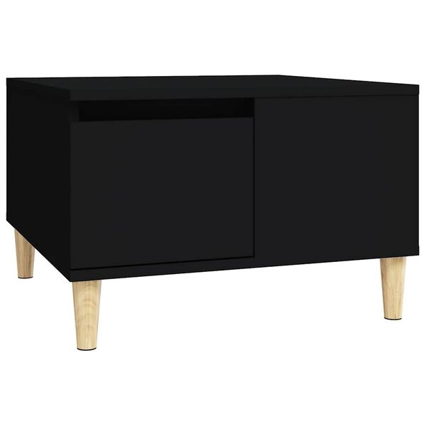 Vidaxl Nowoczesny stolik kawowy 55x55 cm czarny - 63% taniej