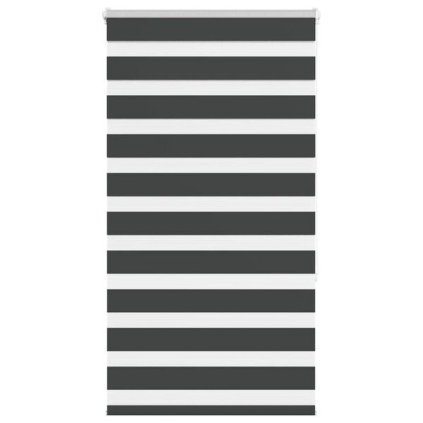 Vidaxl Roleta typu zebra czarna 85x150 cm - 58% taniej