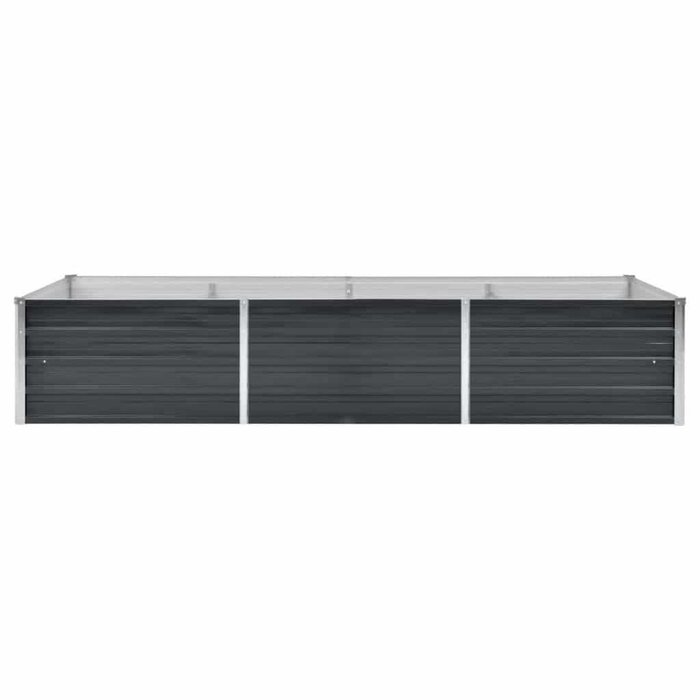 Vidaxl Podwyższona grządka 240x80x45 cm antracytowa - 73% taniej