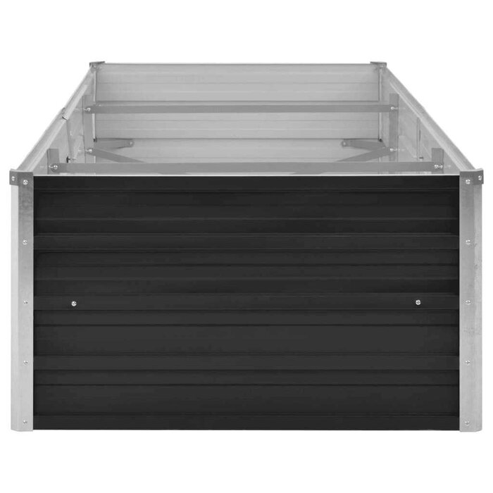 Vidaxl Podwyższona grządka 240x80x45 cm antracytowa - 73% taniej
