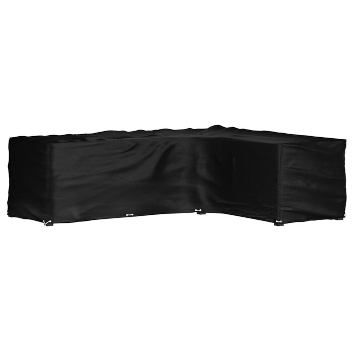 Vidaxl Pokrowiec na meble ogrodowe L 285x220x80 cm - Czarny - 70% taniej