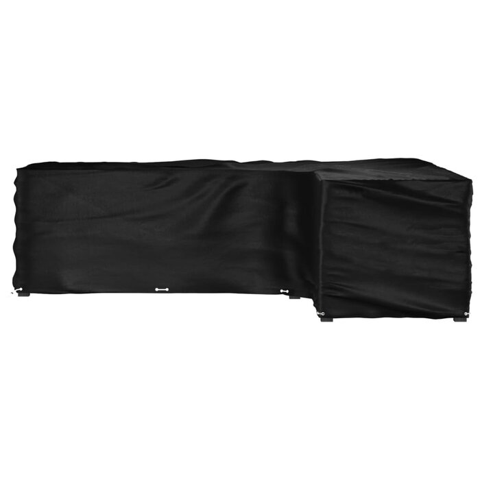 Vidaxl Pokrowiec na meble ogrodowe L 285x220x80 cm - Czarny - 70% taniej