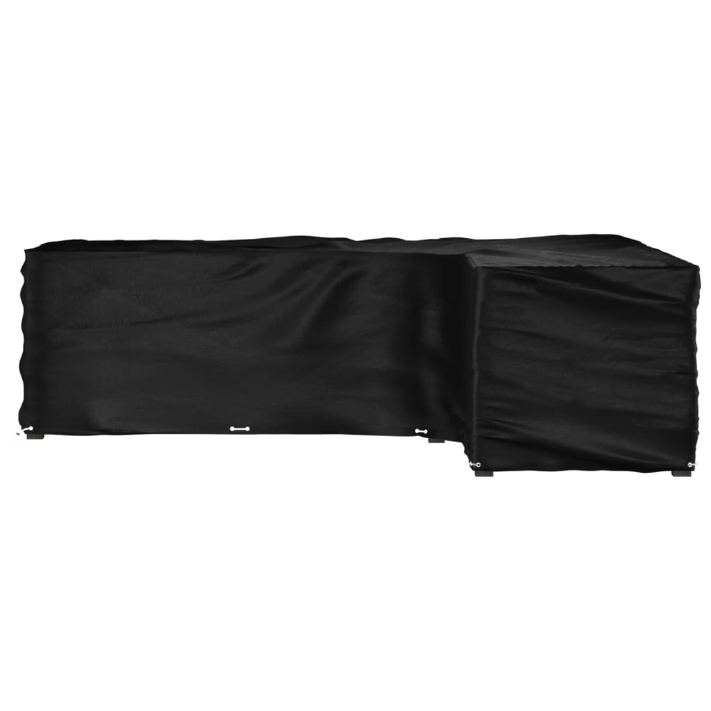 Vidaxl Pokrowiec na meble ogrodowe L 285x220x80 cm - Czarny - 70% taniej