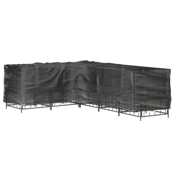 Vidaxl Pokrowiec na meble ogrodowe L 285x220x80 cm - Czarny - 70% taniej