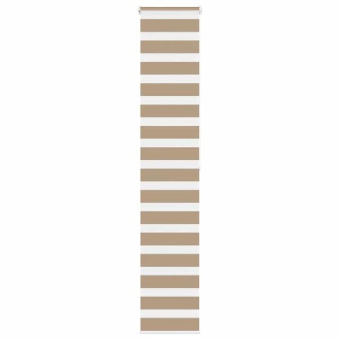 Vidaxl Roleta typu zebra 45x200 cm piaskowy brąz - 52% taniej
