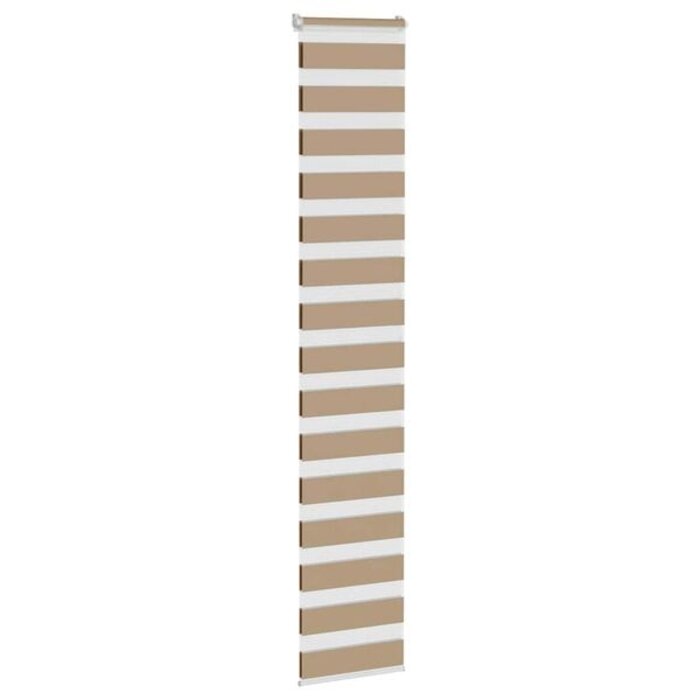 Vidaxl Roleta typu zebra 45x200 cm piaskowy brąz - 52% taniej