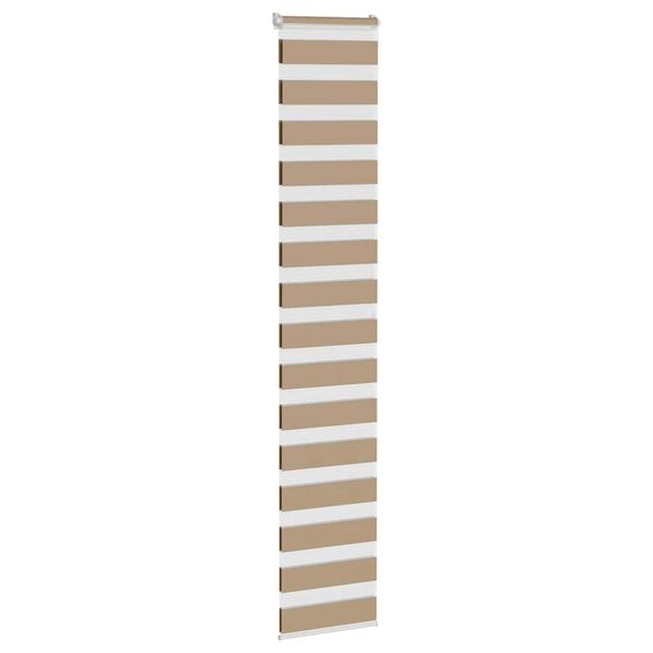 Vidaxl Roleta typu zebra 45x200 cm piaskowy brąz - 52% taniej
