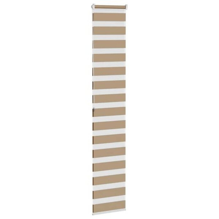 Vidaxl Roleta typu zebra 45x200 cm piaskowy brąz - 52% taniej