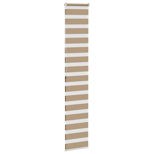Vidaxl Roleta typu zebra 45x200 cm piaskowy brąz - 52% taniej