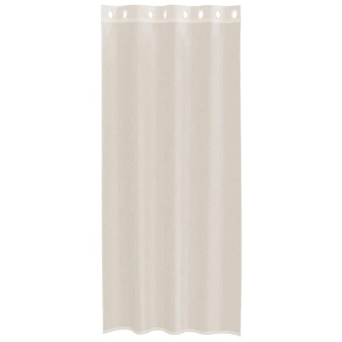 Vidaxl Kremowe zasłony z woalu 140x225 cm, 2 szt. - 55% taniej