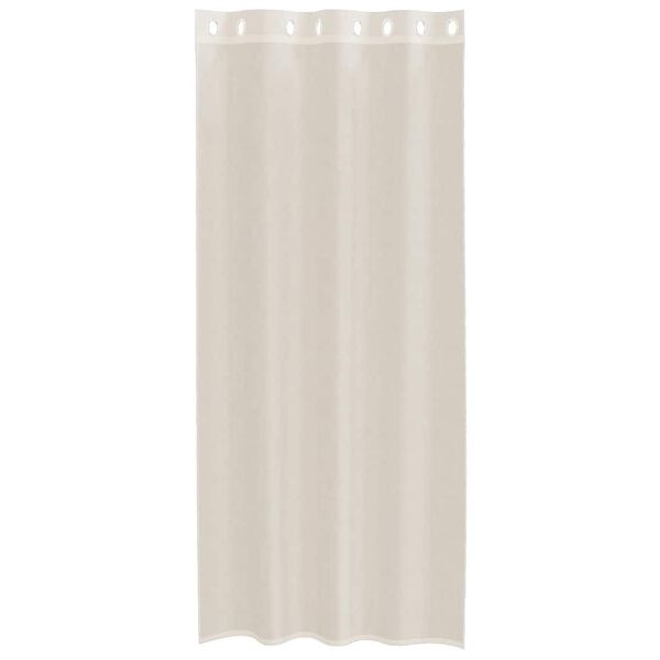 Vidaxl Kremowe zasłony z woalu 140x225 cm, 2 szt. - 55% taniej