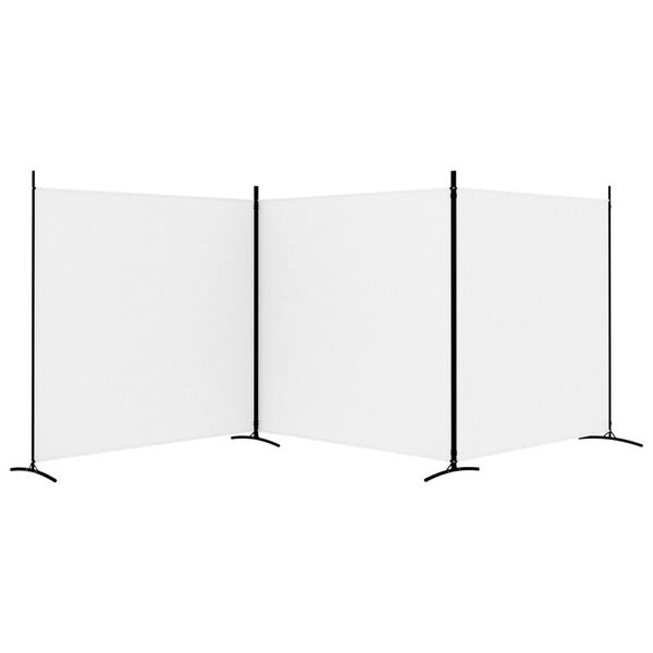 Vidaxl Parawan pokojowy 525x180 cm biały - 64% taniej
