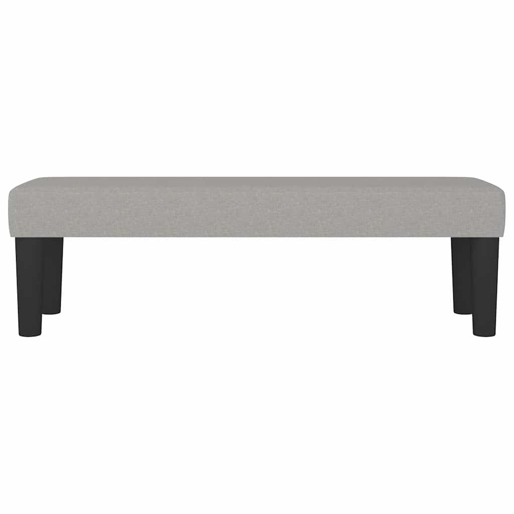 Vidaxl Jasnoszara ławka tapicerowana 140x190 cm - 66% taniej