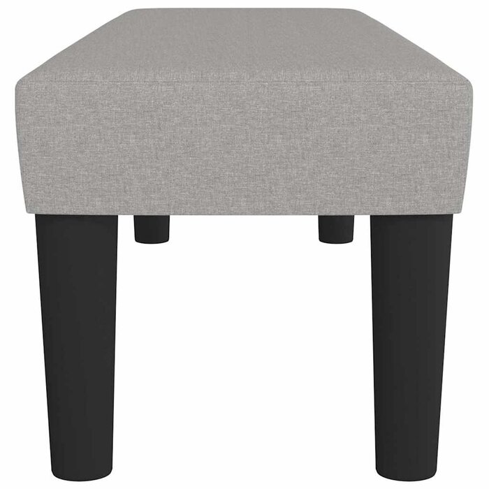 Vidaxl Jasnoszara ławka tapicerowana 140x190 cm - 66% taniej