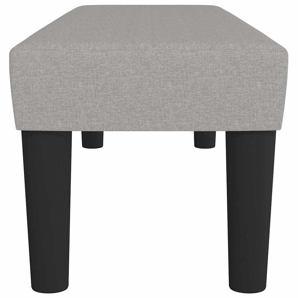 Vidaxl Jasnoszara ławka tapicerowana 140x190 cm - 66% taniej
