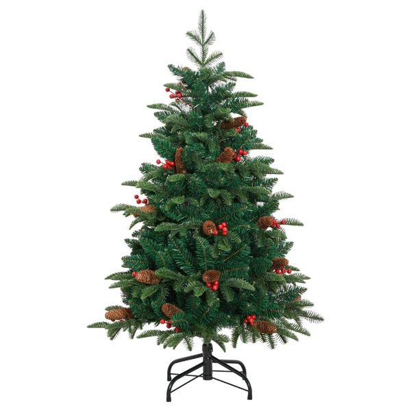 Vidaxl Sztuczna choinka z szyszkami 120 cm - 72% taniej