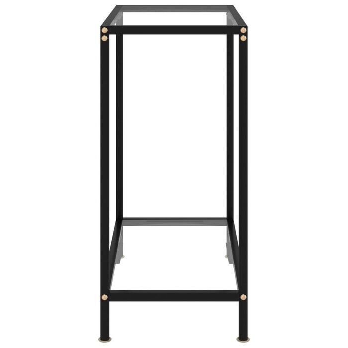 Vidaxl Szklana konsola przyścienna 60x35x75 cm - 69% taniej