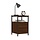 Stolik nocny industrialny 34x35,5x50 cm dąb - 62% taniej
