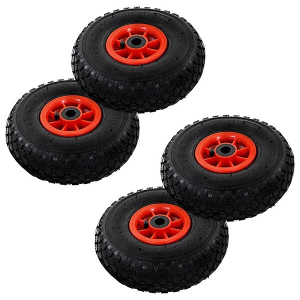 Vidaxl Koła do wózka transportowego 3,00-4 245x82mm 4 szt. - 66% taniej